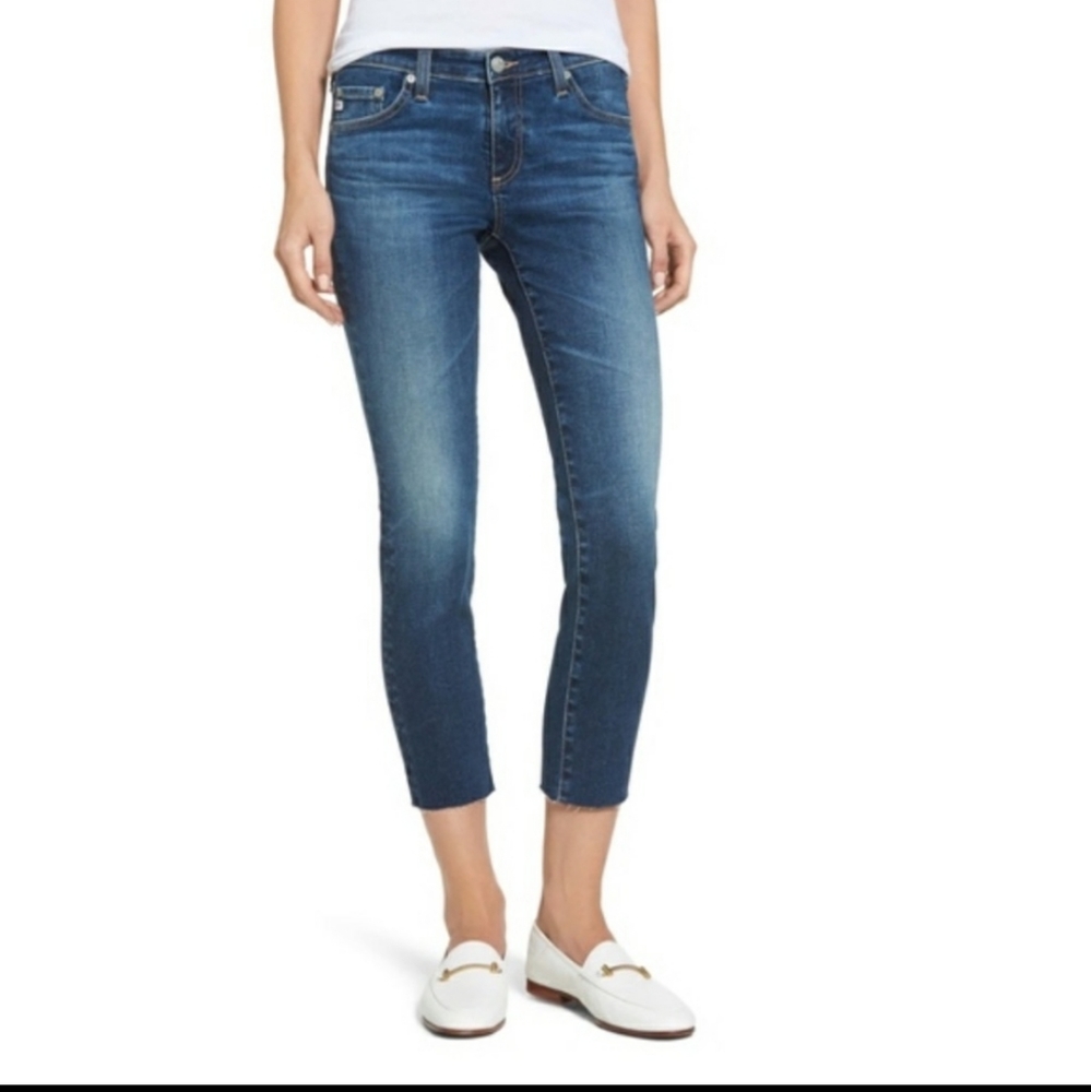 AG Adriano Goldschmied Stilt Cigarette Jeans Dark Blue Women’s 28R